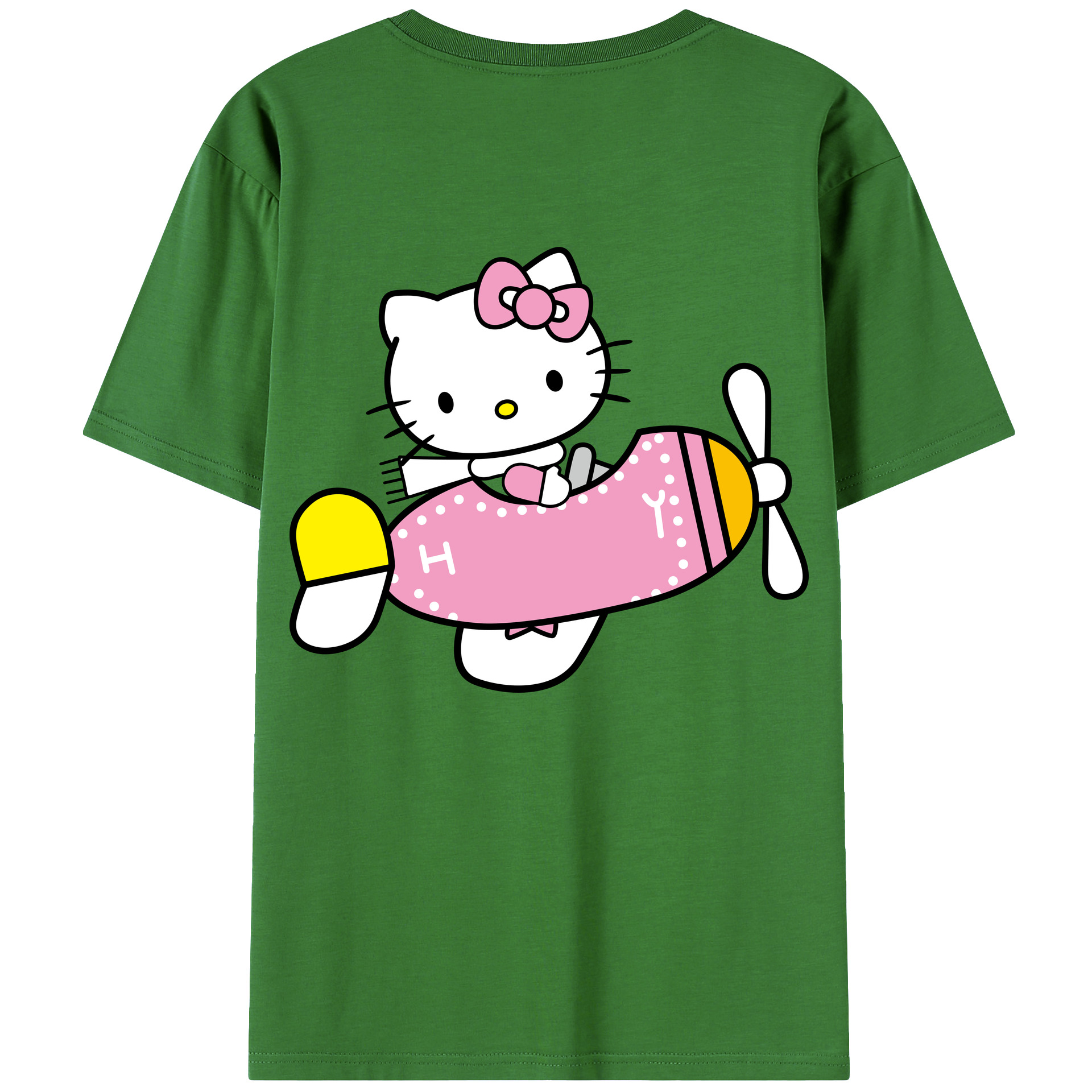 （画像用） Hello Kitty ハローキティ レディース半袖Tシャツ(バックプリント)